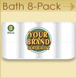 Private label Bath 8 pack