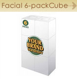 Facial 6-pack cube