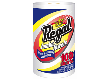 Regal - Single Jumbo Roll Towel 100ct